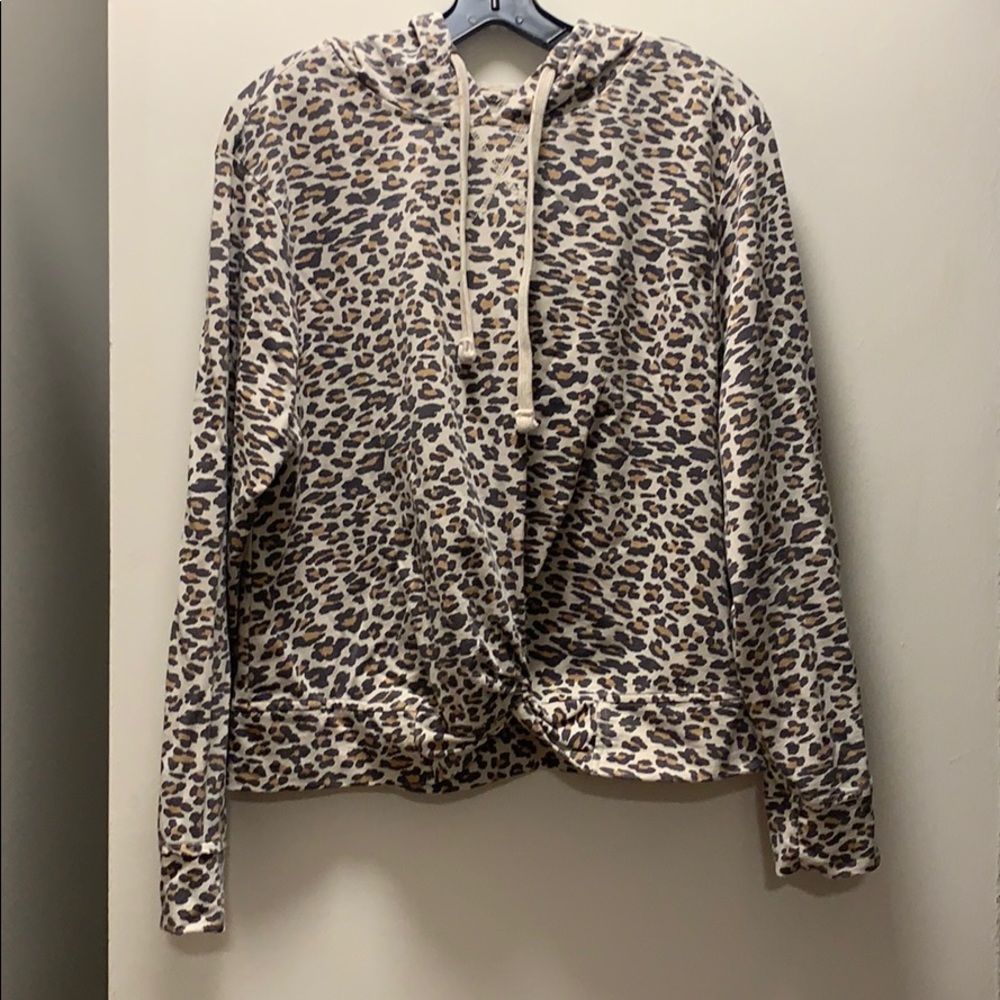 C&C California Leopard Print Sweatshirt